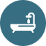 Badezimmer-Symbol
