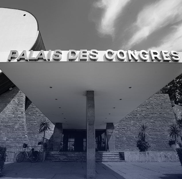 Palais des Congrès in der Nähe des Hotels Europe in Hérault